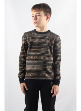Alexander Gardi Crew Neck Kids Knitted Sweater C23-7103  - Image 2