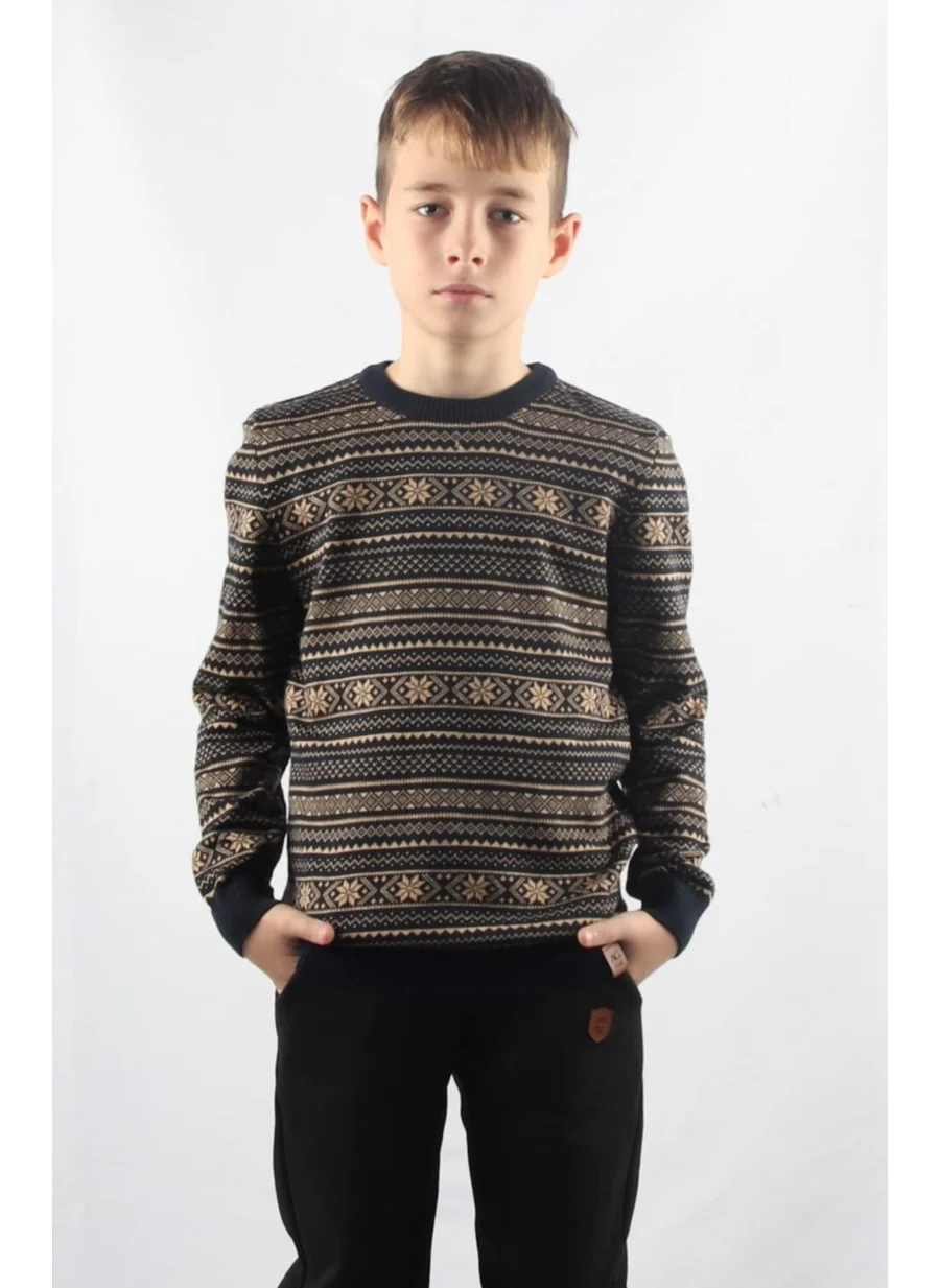 Alexander Gardi Crew Neck Kids Knitted Sweater C23-7103