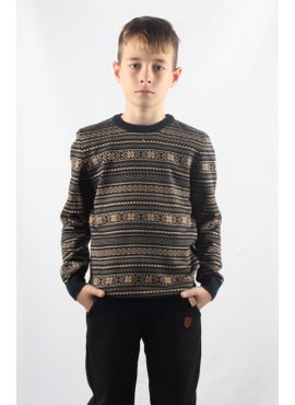 Alexander Gardi Crew Neck Kids Knitted Sweater C23-7103  - Image 1