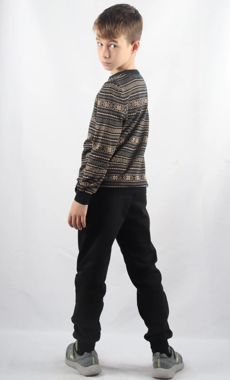 Alexander Gardi Crew Neck Kids Knitted Sweater C23-7103