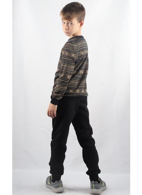 Alexander Gardi Crew Neck Kids Knitted Sweater C23-7103  - Image 4