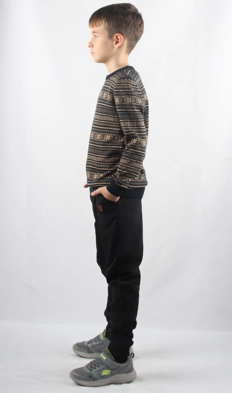 Alexander Gardi Crew Neck Kids Knitted Sweater C23-7103
