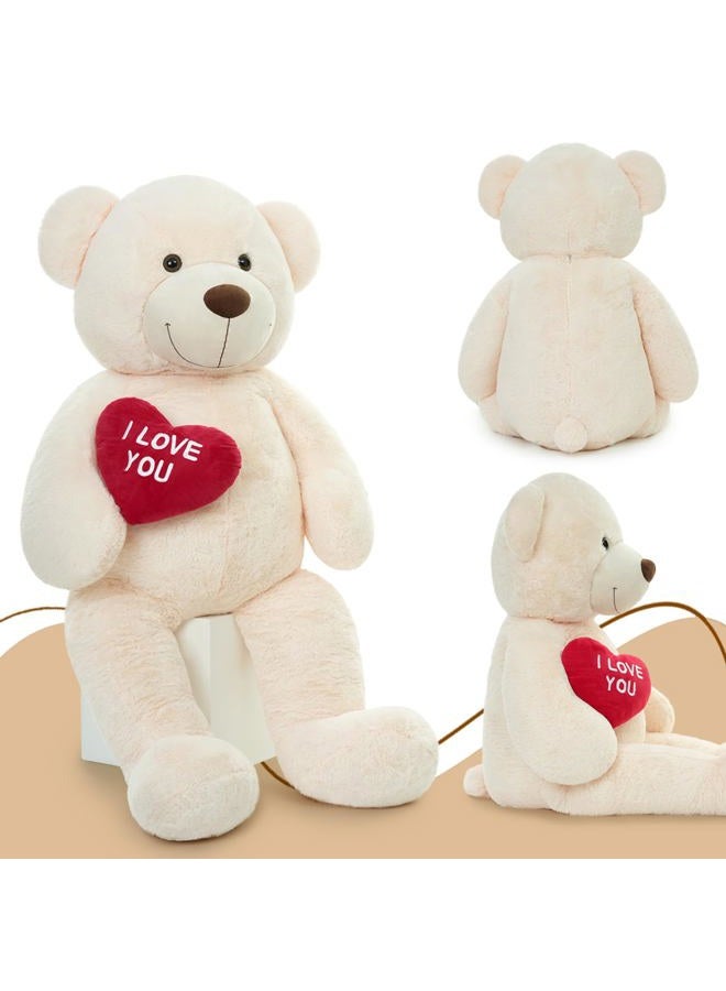 MaoGoLan Big Teddy Bear 5 Feet Tall for Girlfriend - I Love You Red Heart Giant Teddy Bear Stuffed Animal - Huge Valentines Teddy Bear for Boyfriend,Wife,Lover - Valentine's Day, Anniversary, Birthday - Image 5