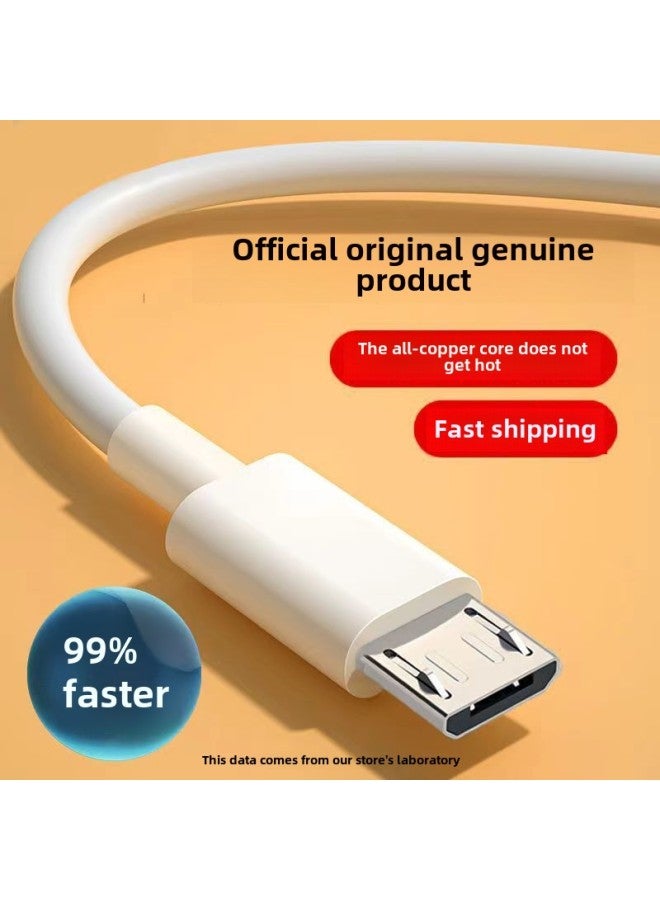 Android Data Line Mobile Phone Fast Charging Usb For Huawei Glory Imagine Vivo Small/red Rice OPPO Charger Line-Color:2 Wires Of Thickened Pure Copper Wire 99% Speed Increase_l. 0m About 99.9cm Official Original Genuine Product - Image 2