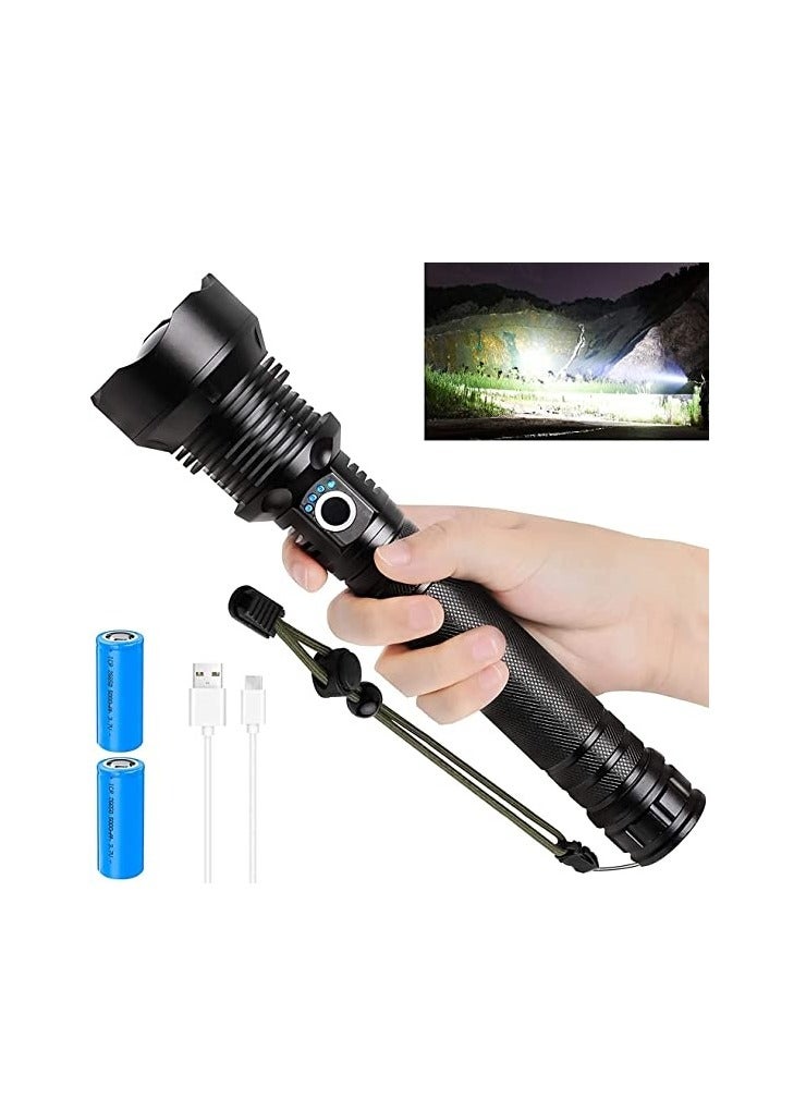 Rechargeable LED flashlight, advanced LED flashlight. With power level display indicator, rechargeable - Image 5
