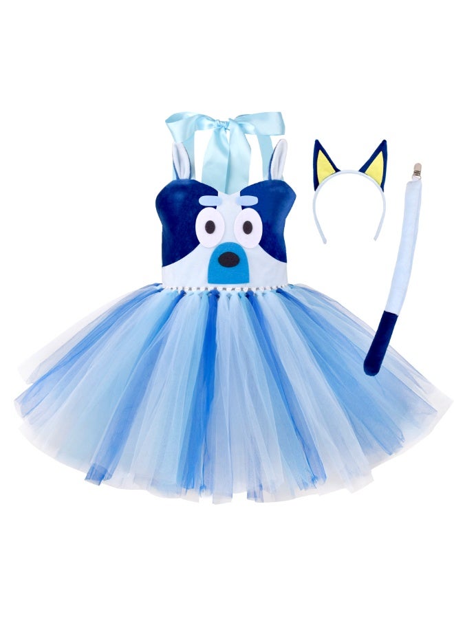 general Bluey girls dress up cosplay costumes stage performance dog costumes gifts for family and friends - Image 1