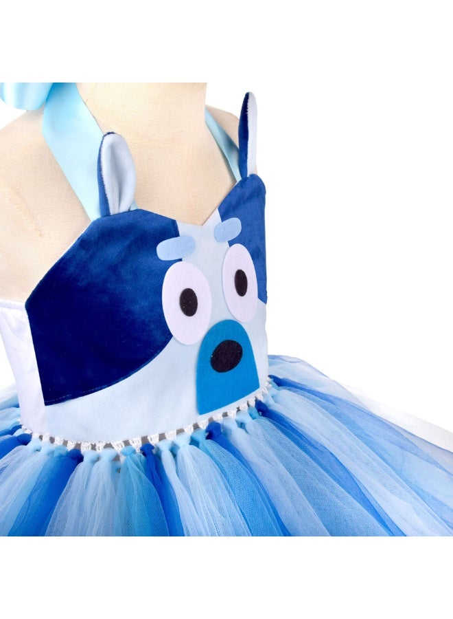 general Bluey girls dress up cosplay costumes stage performance dog costumes gifts for family and friends - Image 3