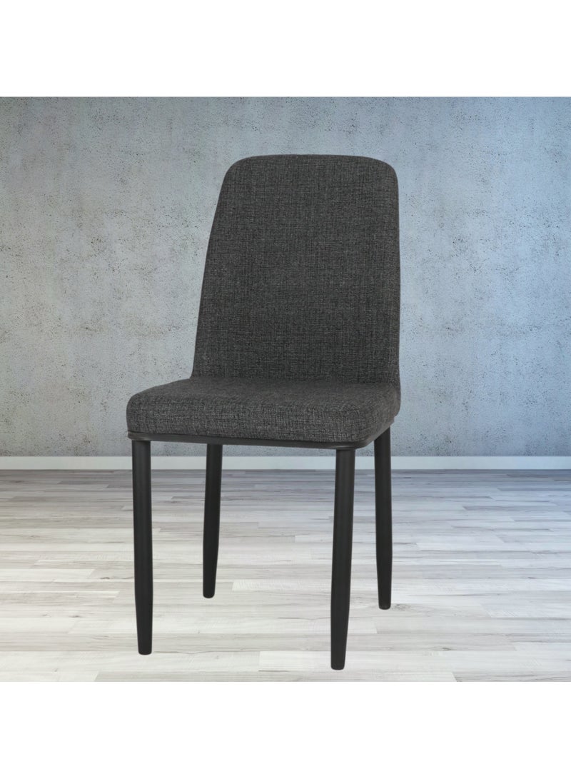 PixelsFurniture Set of 2 Pixels Furniture Kitchen Chairs with Backrest and Solid Metal Legs for Living Room Dining Room  - Image 3