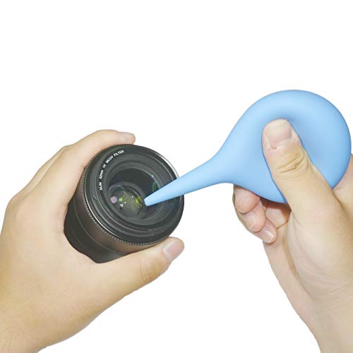 JIESI Rubber Suction Ear Syringe,90ml Hand Bulb Syringe Ear Washing Squeeze Bulb-Blue - Image 5