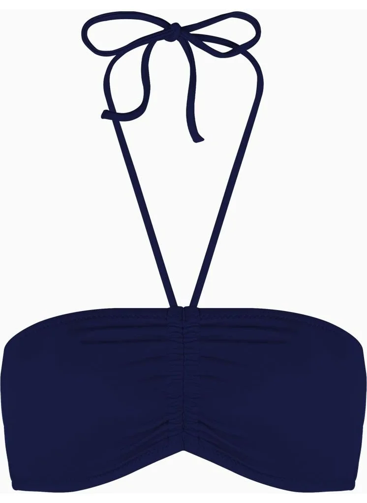 اي يلديز 63541 Navy Blue Strapless Bikini Top