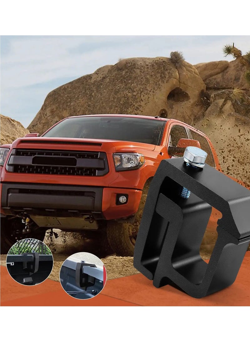 SYOSI 4 PCS Mounting Clamps Ladder Rack Clamps Truck Cap Topper Camper Shell, for CHEVY Silverado Sierra 1500/2500/3500; DODGE, Ram 1500/2500/3500, F150 F250, MITSUBISHI, TOYOTA(Black)  - Image 2