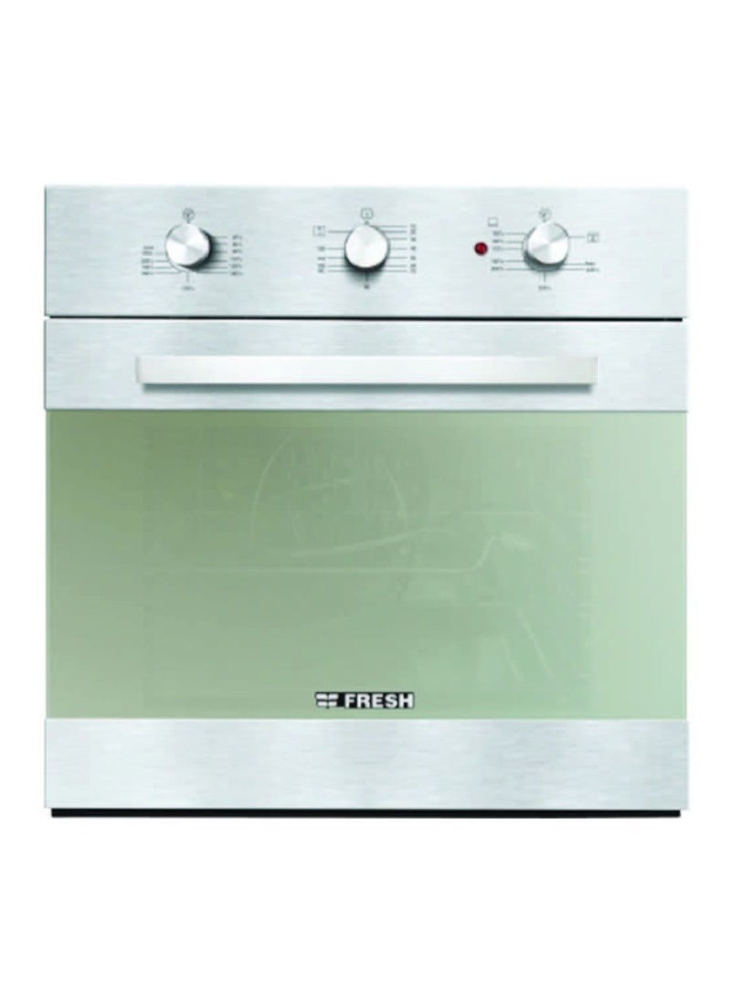 فريش - فرن بيلت ان فريش 60 سم أستانلس -فرن غاز و شواية كهرباء  GEOFR60CMS - Image 1