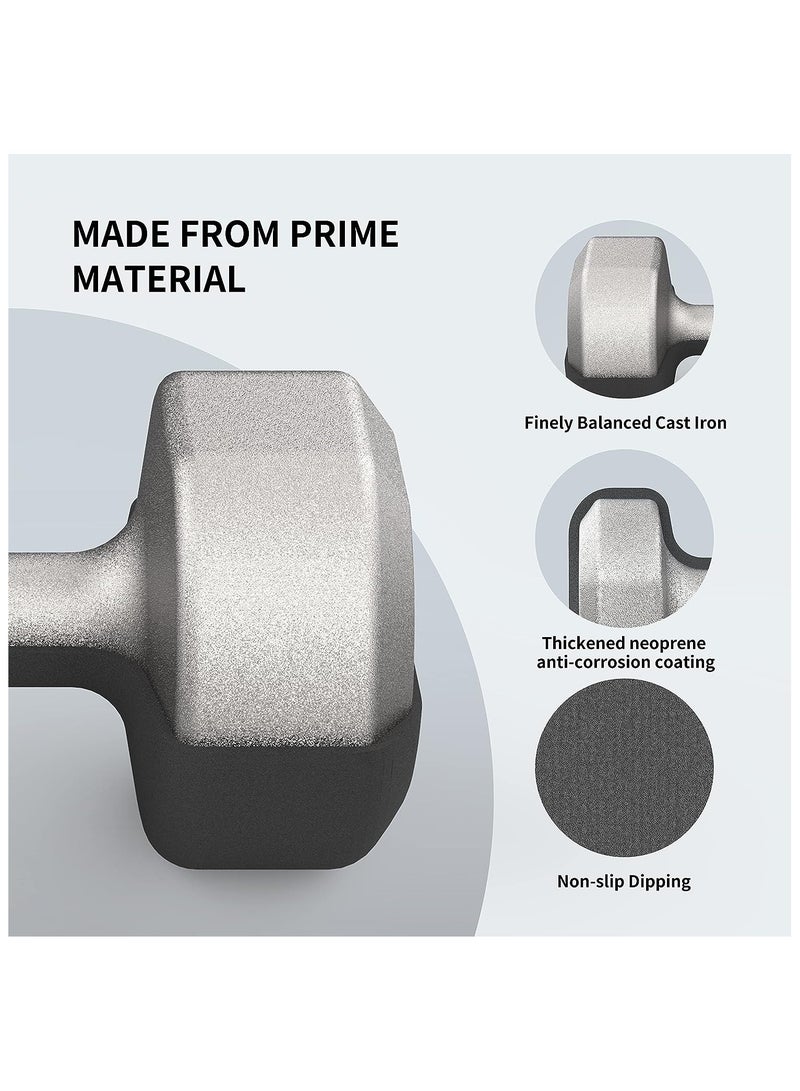 Generic Neoprene Dumbbells Weights Exercise-4KG*2  - Image 2