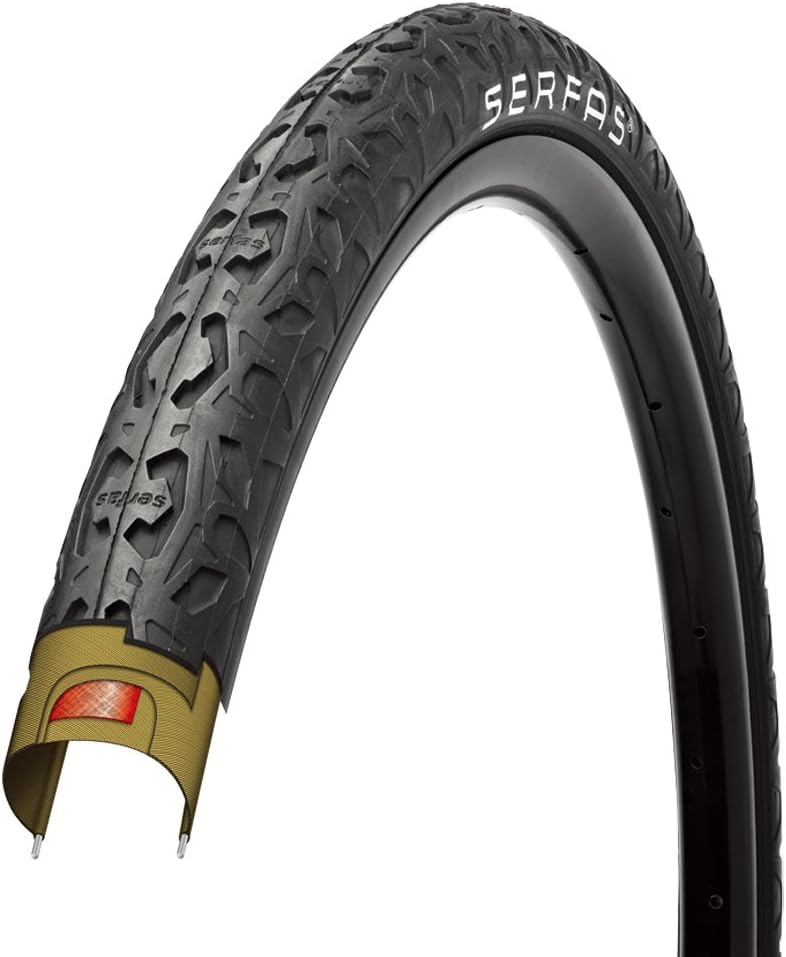 Serfas Drifter Tire with FPS - Dual Purpose Mountain Bike Tire - Image 1