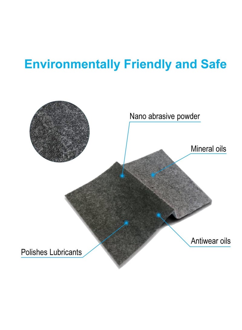 مجموعة قماش اللمعان نانو لإصلاح خدوش السيارة وتلميعها، 4 قطع من قماش اللمعان لإزالة الخدوش بفعالية - Image 5