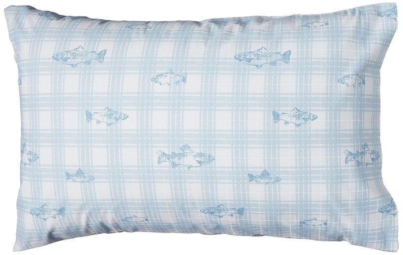 Eddie Bauer - Queen Sheets, Cotton Percale Bedding Set, Crisp & Cool Home Decor (Methow Plaid Blue, Queen) - Image 4