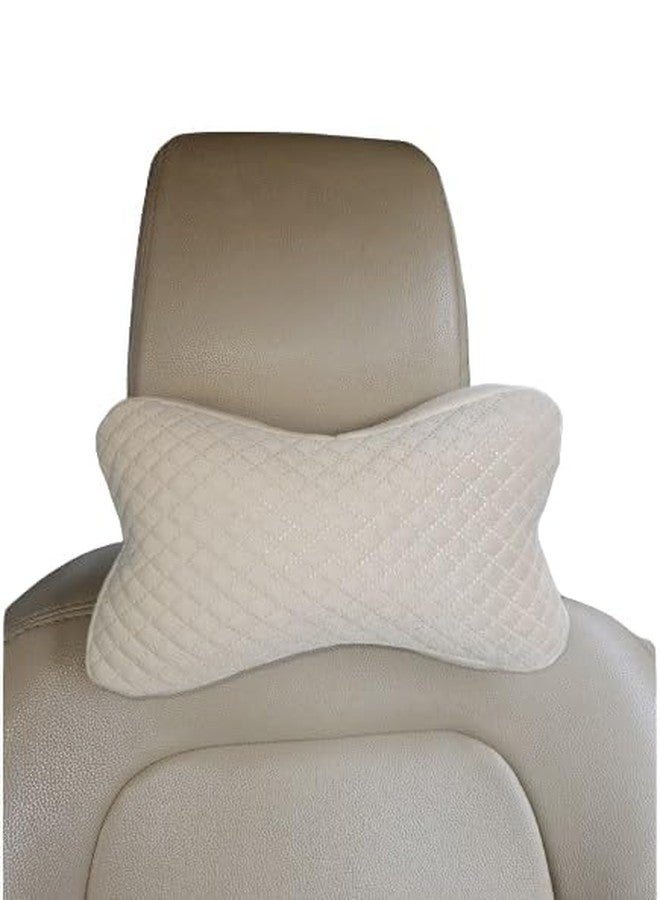moxly Car Neck Pillow, Soft and Comfortable Headrest Pillow for Driving with Adjustable Strap, Made of 100% Memory Foam and Breathable Material, Neck Support and Relaxation for Car headrest - Image 3