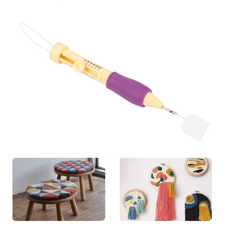 هزتيير التطريز لكمة إبرة PokingStitch التلبيد الكروشيه إبرة حياكة خياطة لكمة مجموعة أقلام أداة للحرف اليدوية للمبتدئين - Image 5