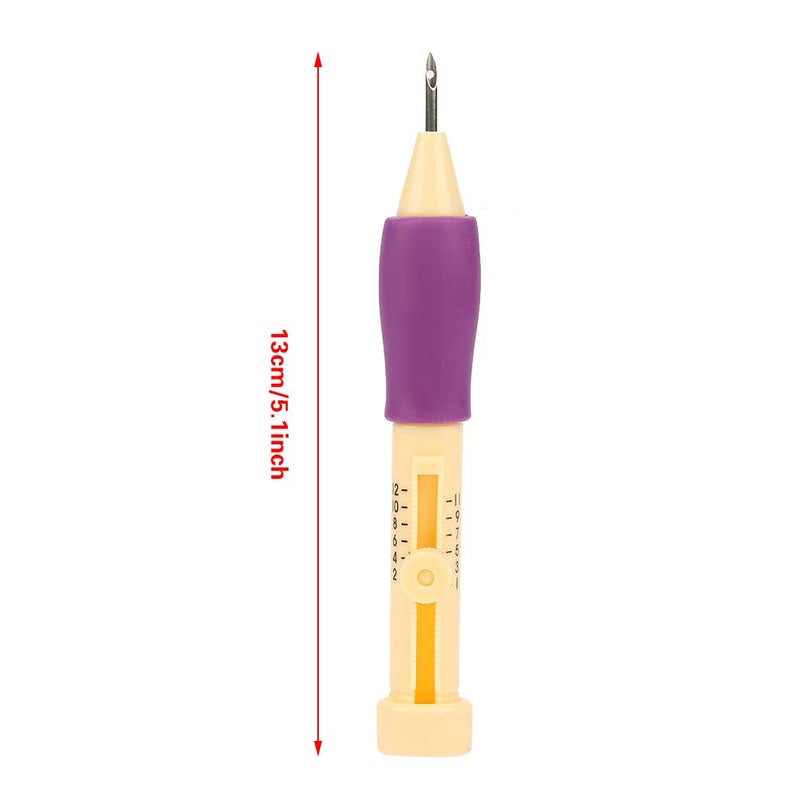 هزتيير التطريز لكمة إبرة PokingStitch التلبيد الكروشيه إبرة حياكة خياطة لكمة مجموعة أقلام أداة للحرف اليدوية للمبتدئين - Image 2