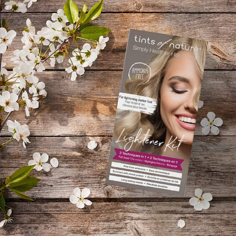 Tints of Nature 3 in 1 Lightener Kit | A Natural, Vegan-Friendly Way for Home Hair Highlights and Brightening | Cruelty-Free Semi-Permanent Dye - Image 4