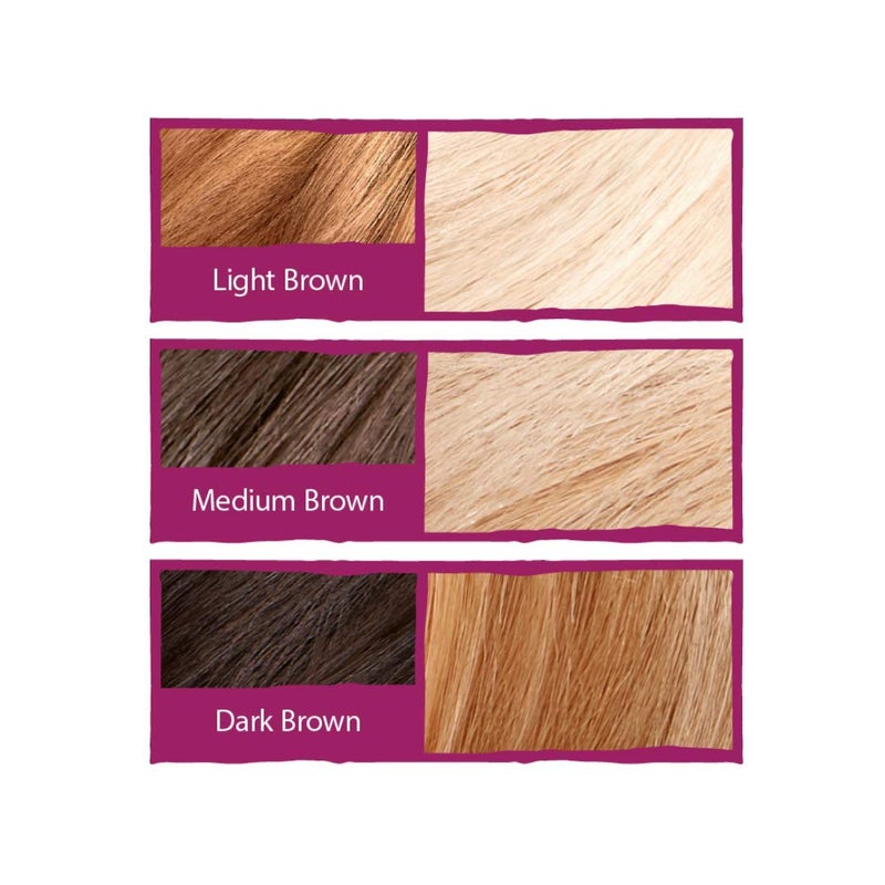 Tints of Nature 3 in 1 Lightener Kit | A Natural, Vegan-Friendly Way for Home Hair Highlights and Brightening | Cruelty-Free Semi-Permanent Dye - Image 2