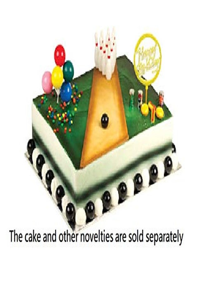 Oasis Supply 7pc Bowling Pins and Ball Candle Set – Perfect for Bowling Cake Decorating Plus Added Cupcake Picks or Stickers - Image 3