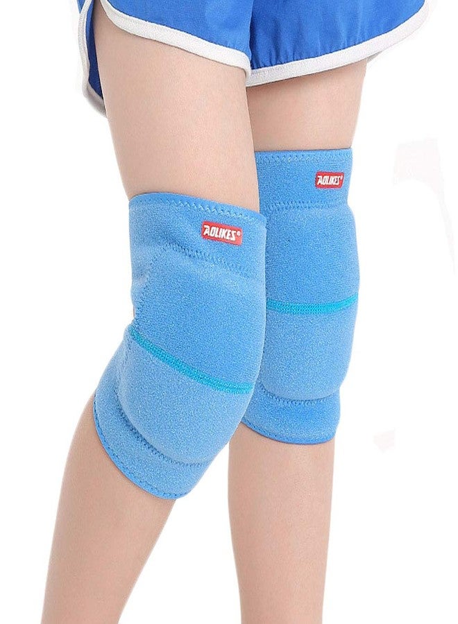 JUMISEE (2PCS) Kids Adjustable Knee Pad, Anti-Slip Padded Sponge Knee Brace Breathable Flexible Elastic Knee Support for Football Volleyball Dance Skating Basketball Sports - Image 2