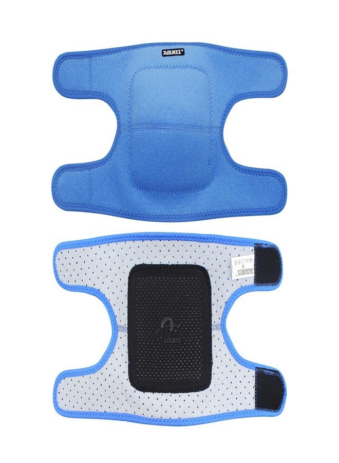 JUMISEE (2PCS) Kids Adjustable Knee Pad, Anti-Slip Padded Sponge Knee Brace Breathable Flexible Elastic Knee Support for Football Volleyball Dance Skating Basketball Sports - Image 4