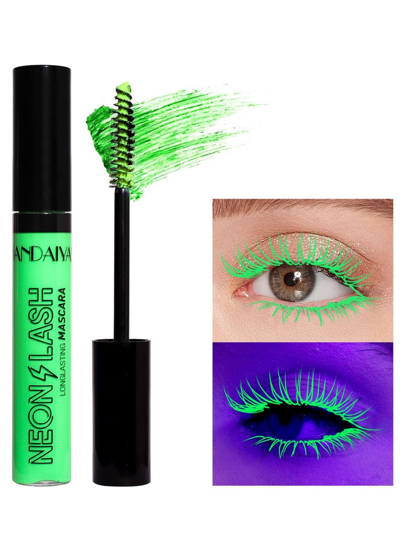 Handaiyan Mascara Volume And Long Waterproof Extreme Volume Colorful Neon Makeup Mascara Intense Length Lasting Curly Slender,Lengthening Smudge-Proof No Clumping,Easy To Apply Best Grande Lash  - Image 2