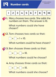 Pinpoint Maths Year 1 Problem Solving and Reasoning Challenge Cards: Y1 Problem Solving and Reasoning Pk  - Image 2