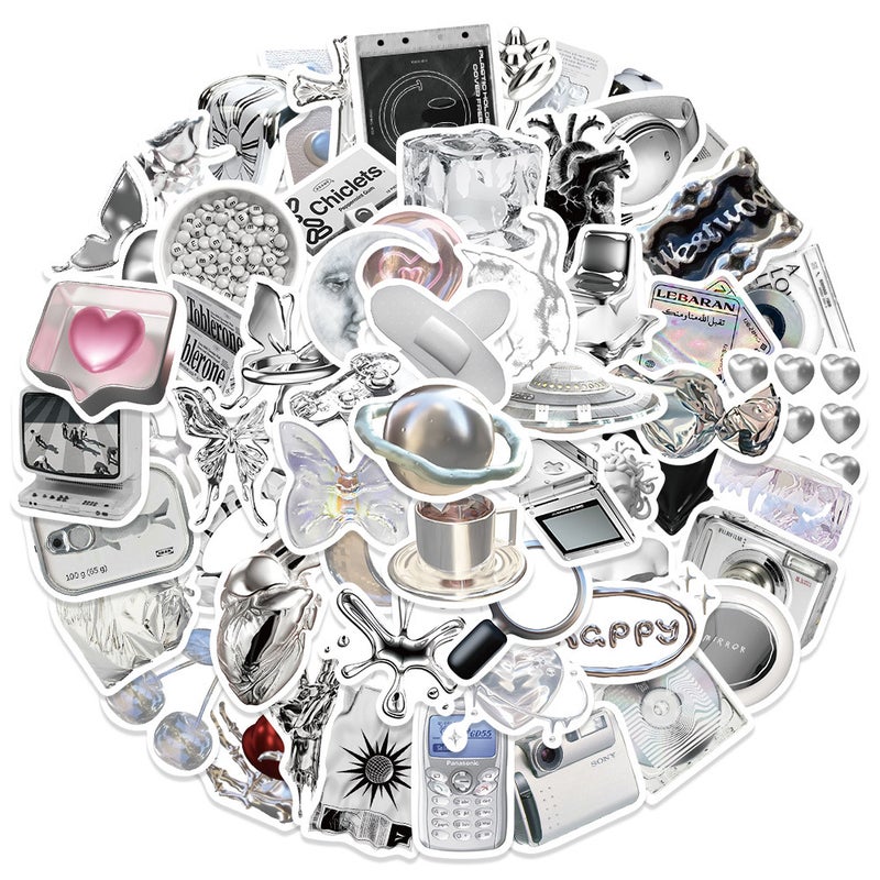Premium Doodle Stickers 50-373pcs Waterproof TT063-66 sheets/bag 