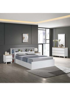 Home Box Kulltorp Shelva King Bed with Side Storage 222.5 x 100 x 213 cm  - Image 2