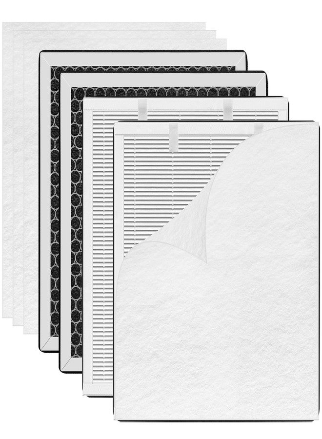 Molgoc Replacement filter for Air Purifier,Compatible with MOOKA HKB320F Air Purifier,H13 True HEPA,4Pack. - Image 1