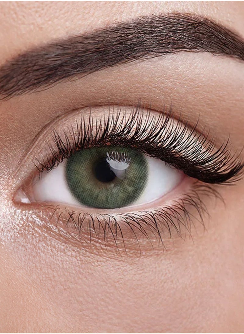 Unibling Uranus Green Yearly Colored Unisex Cosmetic Contact Lenses, Enlargement Collection  - Image 5