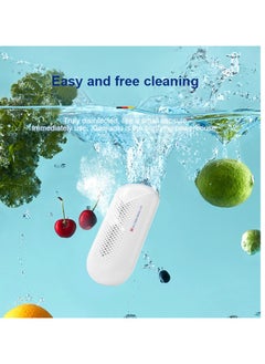 AROAQ Fruit And Vegetable Washing Machine,  Multifunctional Fruit And Vegetable Purifier Cleaning Machine, Capsule Shape Disinfection Machine For Cleaning Fruits And Vegetables  - Image 3