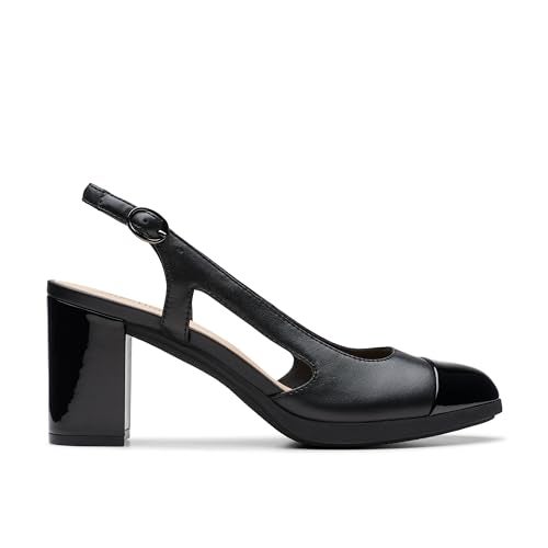 Clarks Collection Women's Bayla Joy Pump, Black Leather, 9 M US - Image 2