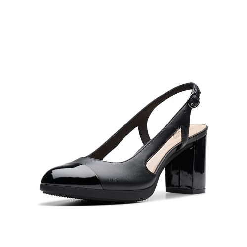 Clarks Collection Women's Bayla Joy Pump, Black Leather, 9 M US - Image 1