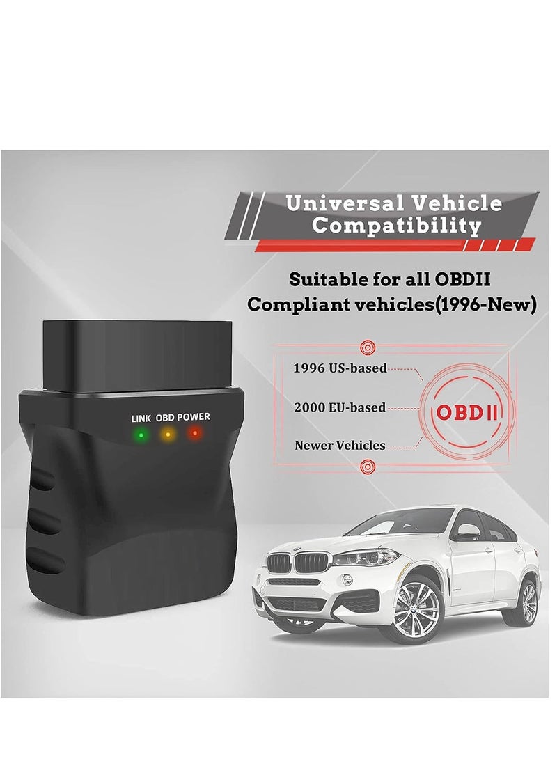 OBD2 Bluetooth 4.0 Car Diagnostic Scanner for iOS  Android - Fast  Reliable Check Engine Light Tool - Image 5