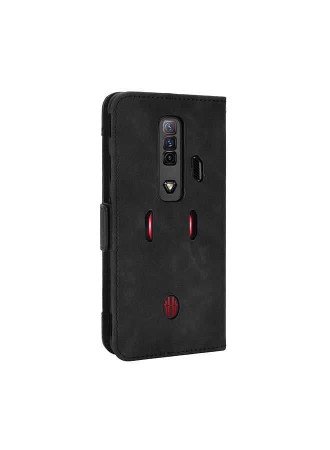 اس-توب جراب لهاتف ZTE nubia Red Magic 7 مصنوع من الجلد بنمط جلد العجل - Image 4