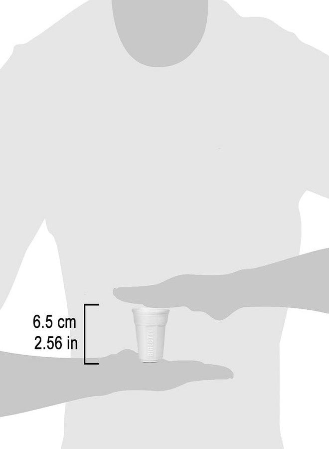 Bialetti Y0TZ502 6 espresso cups, porcelain, white, 6 pieces (pack of 1), - Image 3