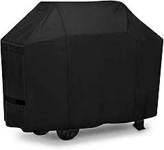 iCOVER Grill Cover 55in, 600D Heavy Duty with Mesh Air Vent, Waterproof Barbecue Gas Smoker Cover, UV and Fade - Image 1
