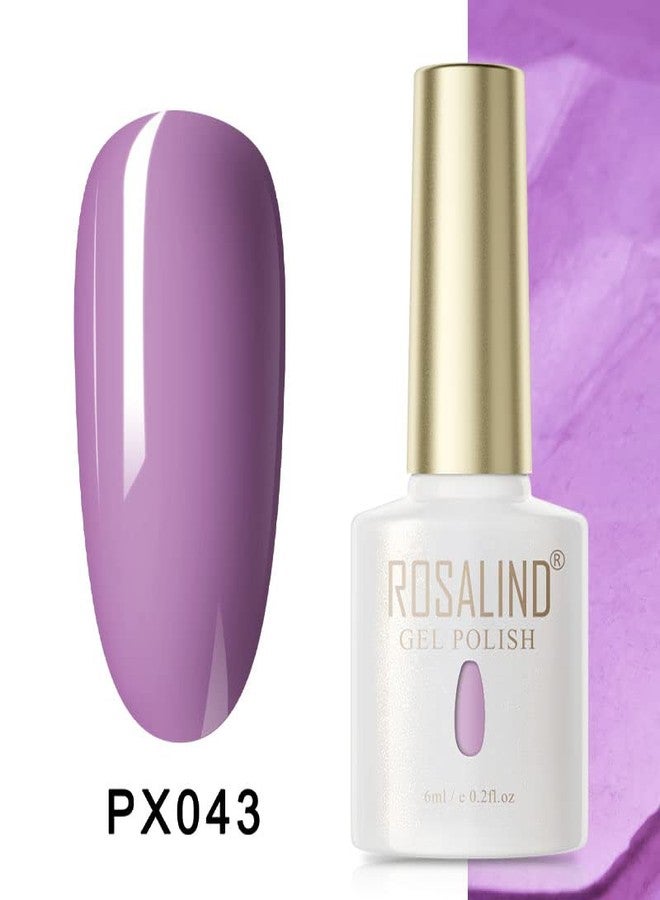 ROSALIND UV Gel Polish Soak Off 6ML from BELLE GAGA™ Pure Color Nail Gel Bright For Nail Art Design Need LED/UV Lamp to Cure (PX43) - Image 2