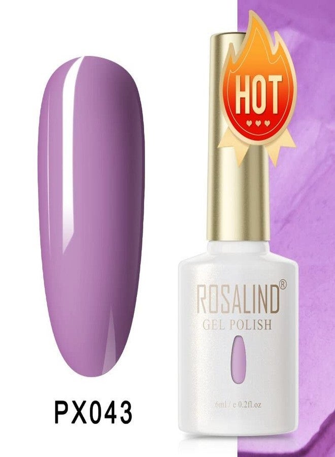 ROSALIND UV Gel Polish Soak Off 6ML from BELLE GAGA™ Pure Color Nail Gel Bright For Nail Art Design Need LED/UV Lamp to Cure (PX43) - Image 3