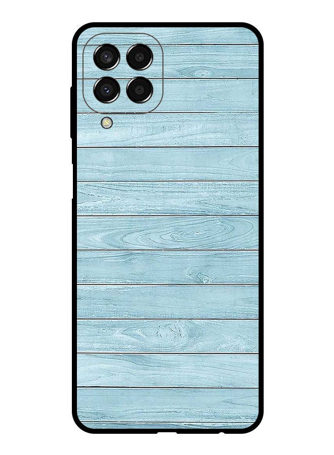 Theodor Protective Case Cover For Samsung Galaxy M33  Light Blue Wood - Image 1