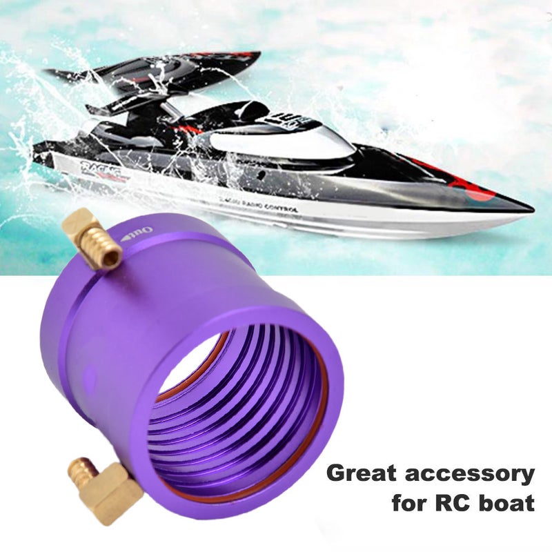 36mm Metal Water Cooling Jacket Kit for 3650/3660 RC Boat Ship Motor - Image 2
