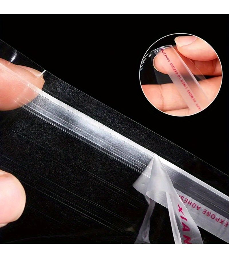98pcs OPP Plastic Self Adhesive Seal Bags 2.36x8.66 Inch for Gift And Jewelry Packaging - Image 3