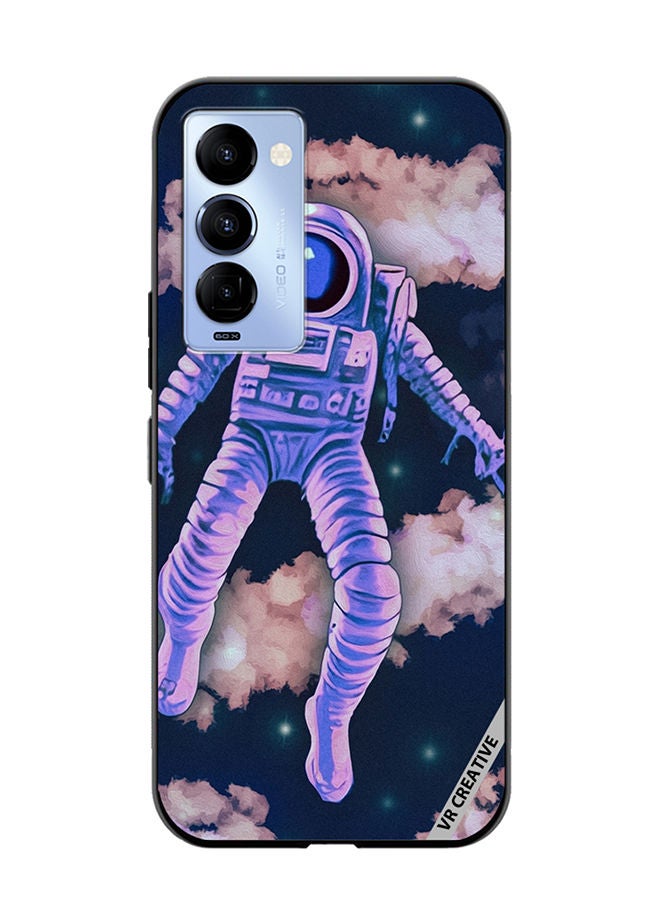 VR CREATIVE Protective Case Cover For Tecno Camon 18/18 P Retro Style Vibrant Space Scene Design Multicolour - Image 1