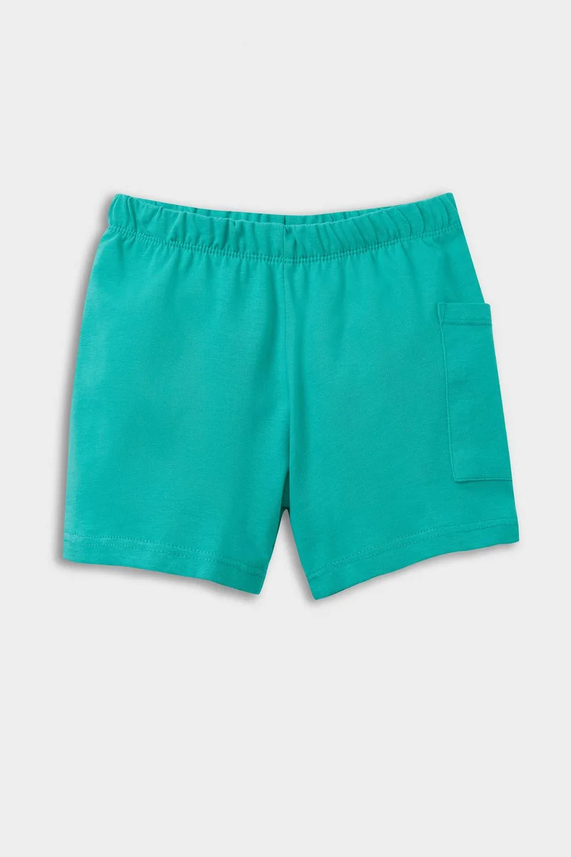 ديفاكتو Baby Boy Printed T-Shirt Shorts 2 Piece Set
