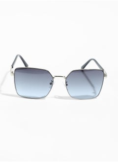 Haute Sauce Polarized Full Rim Rectangle Sunglasses For Women  - Image 1