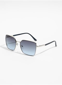 Haute Sauce Polarized Full Rim Rectangle Sunglasses For Women  - Image 5